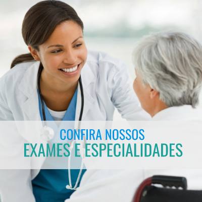 Confira nossos exames e consultas